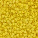 Miyuki delica kralen 11/0 - Matted opaque canary ab DB-1592